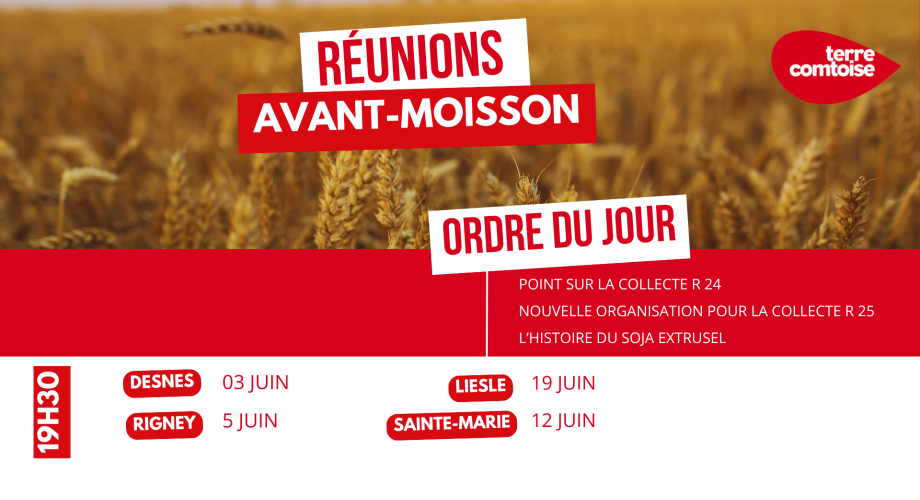 🚜 Réunion avant moisson